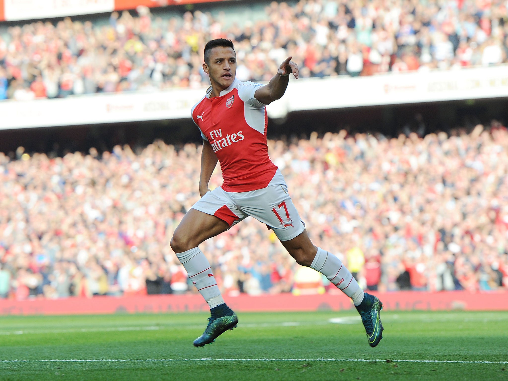 Arsenal forward Alexis Sanchez