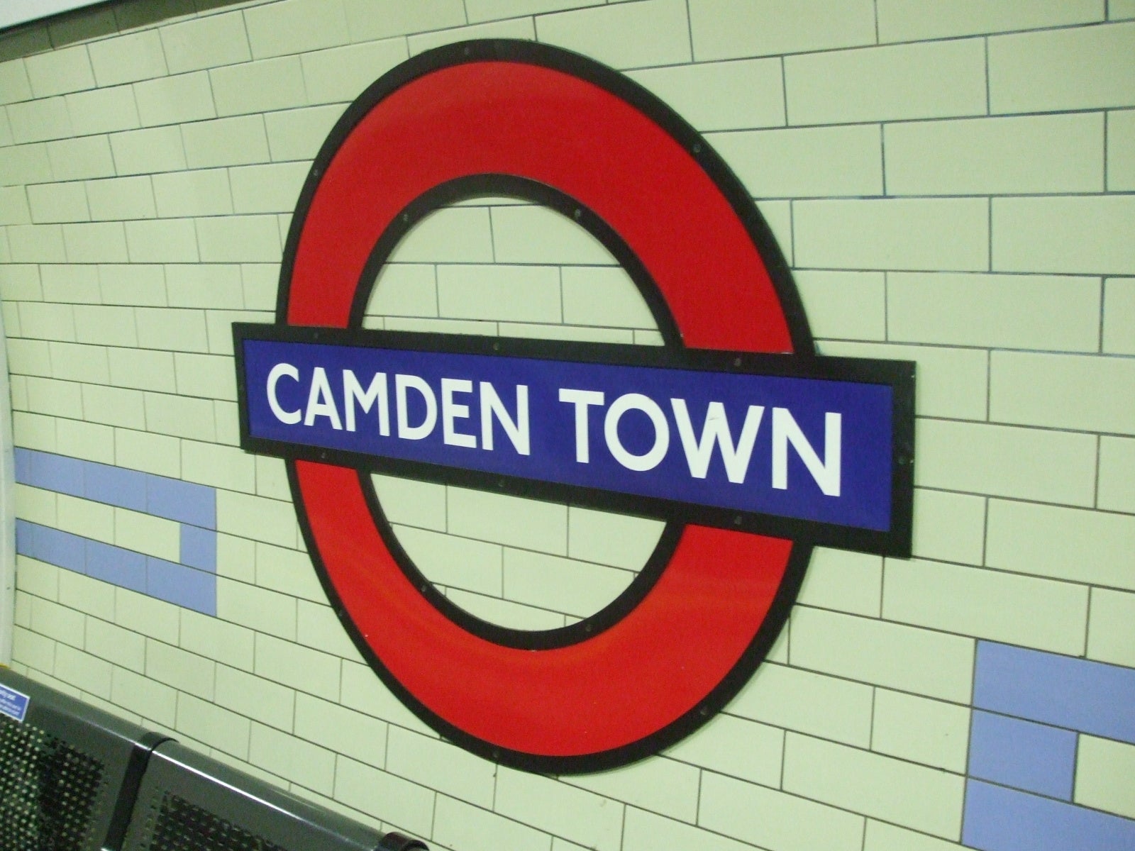 Camden Town station in north London