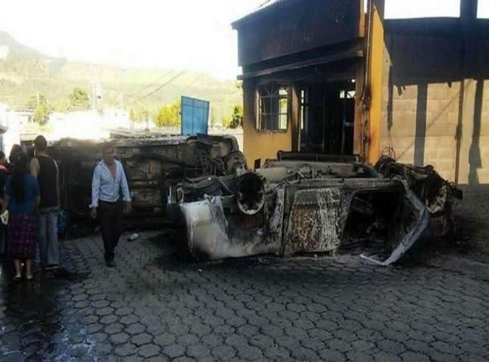 Mayor Basilio Juracan died after being beaten and set alight in Concepcion