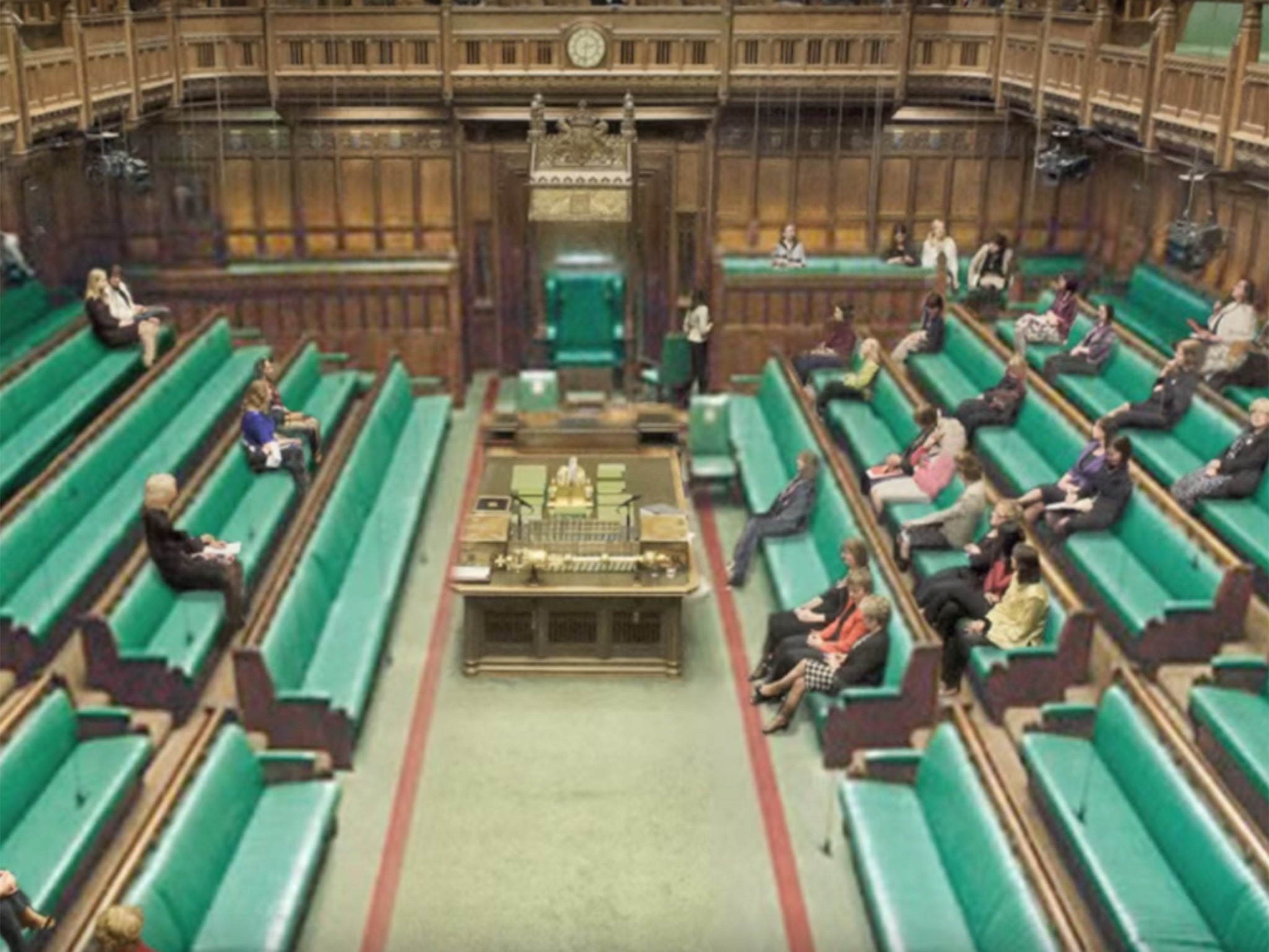 What the House of Commons would look like with no men in it