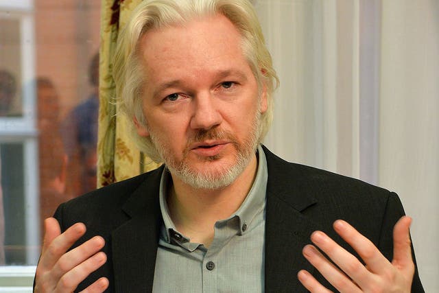 The WikiLeaks founder says he has not been outside for three years