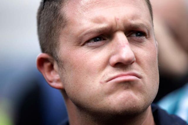 Tommy Robinson, founder of the 'street protest' group the English Defence League