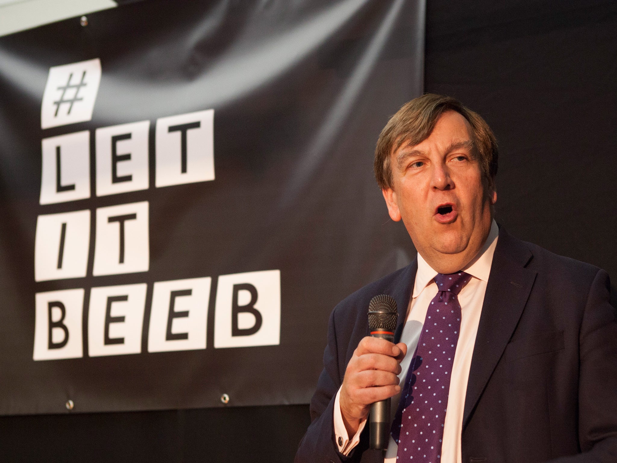 Culture Secretary John Whittingdale speaks at a Parliamentary event organised by the UK Music lobbying body