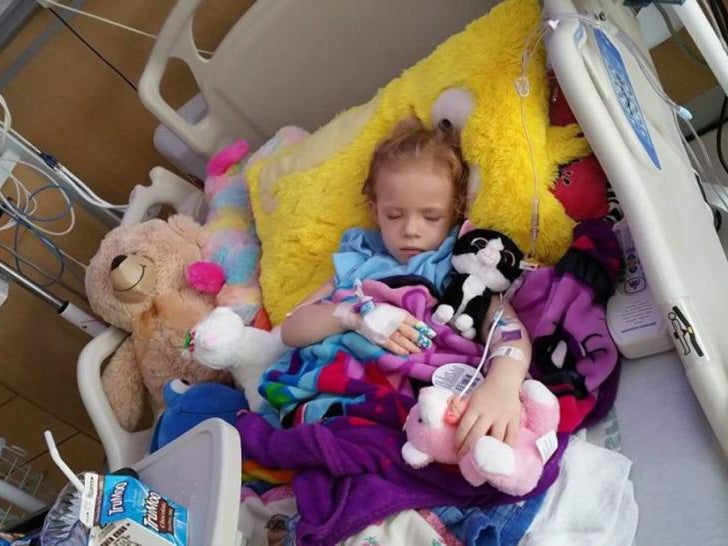 A photo posted online showing Ava recovering from the shooting