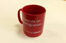 Andy Burnham distances himself from 'controls on immigration' mugs