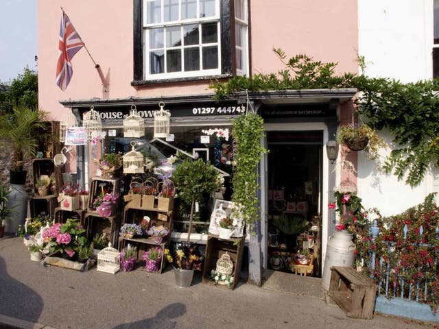 Good odour: a nearby florist will add value to your home