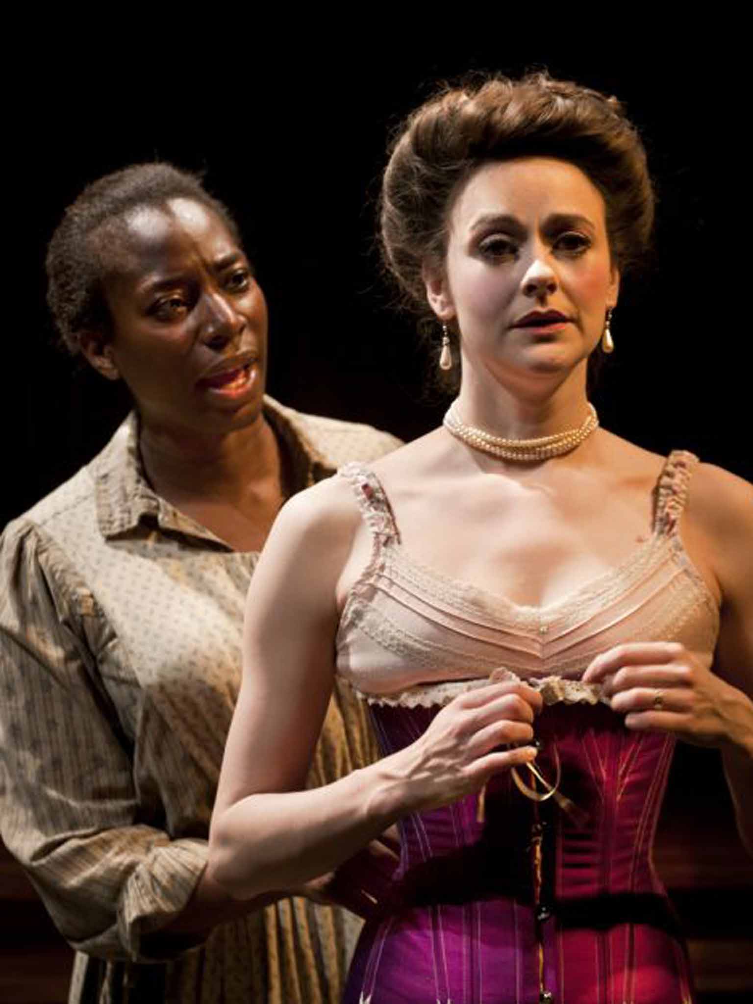 Tanya Moodie in 'Intimate Apparel' with Sara Topham