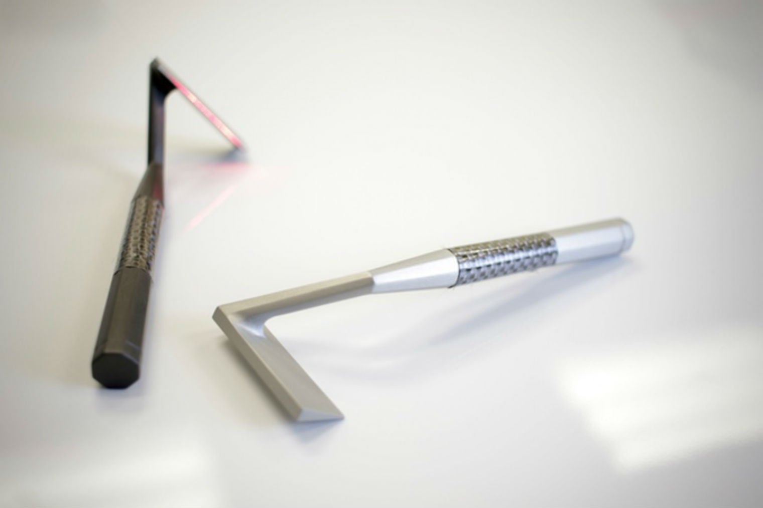 The team behind the razor said it would use laser light to cut through hairs