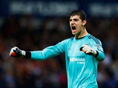 Courtois sets date for expected return following knee surgery