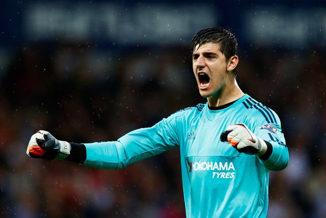 Courtois has not featured since the home defeat to Crystal Palace