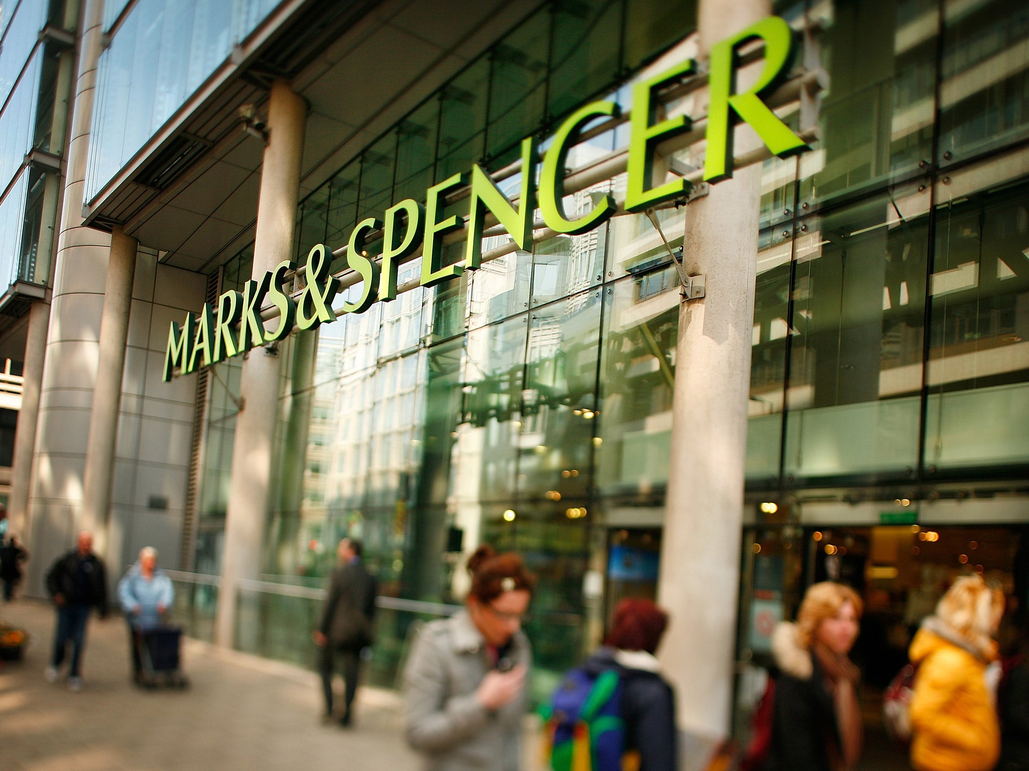 M&S bucked the high street trend by posting increased profits this month