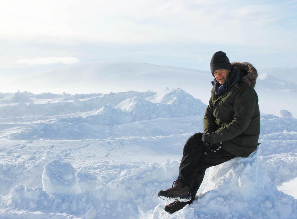 Alexander Armstrong shivers in the Arctic Circle
