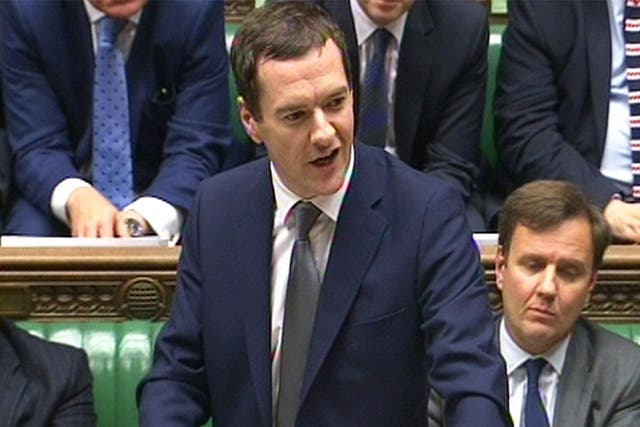 The Chancellor says the cuts will make people on low incomes better off by cutting the deficit
