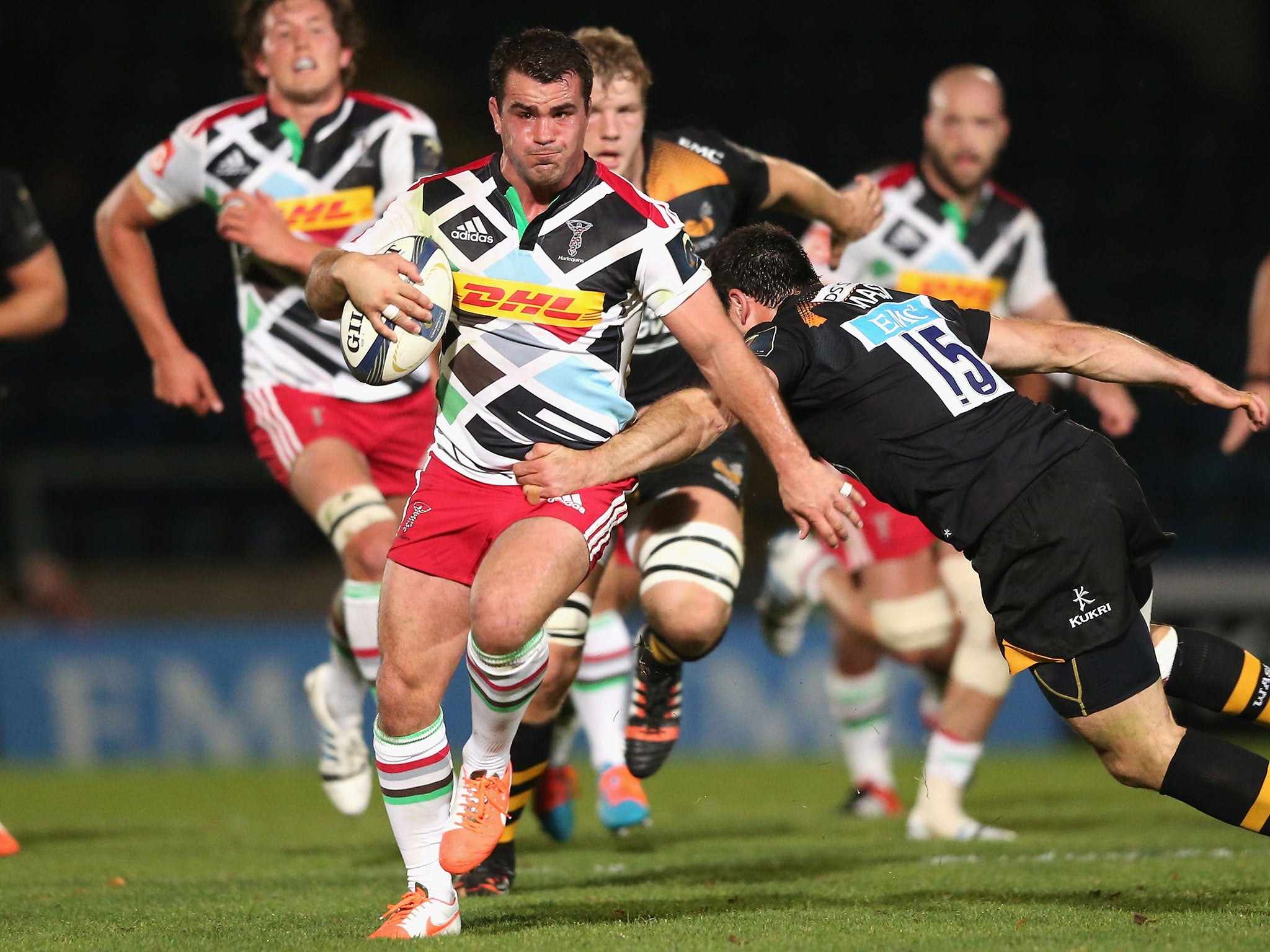 Harlequins hooker Dave Ward has called out Wood on Twitter