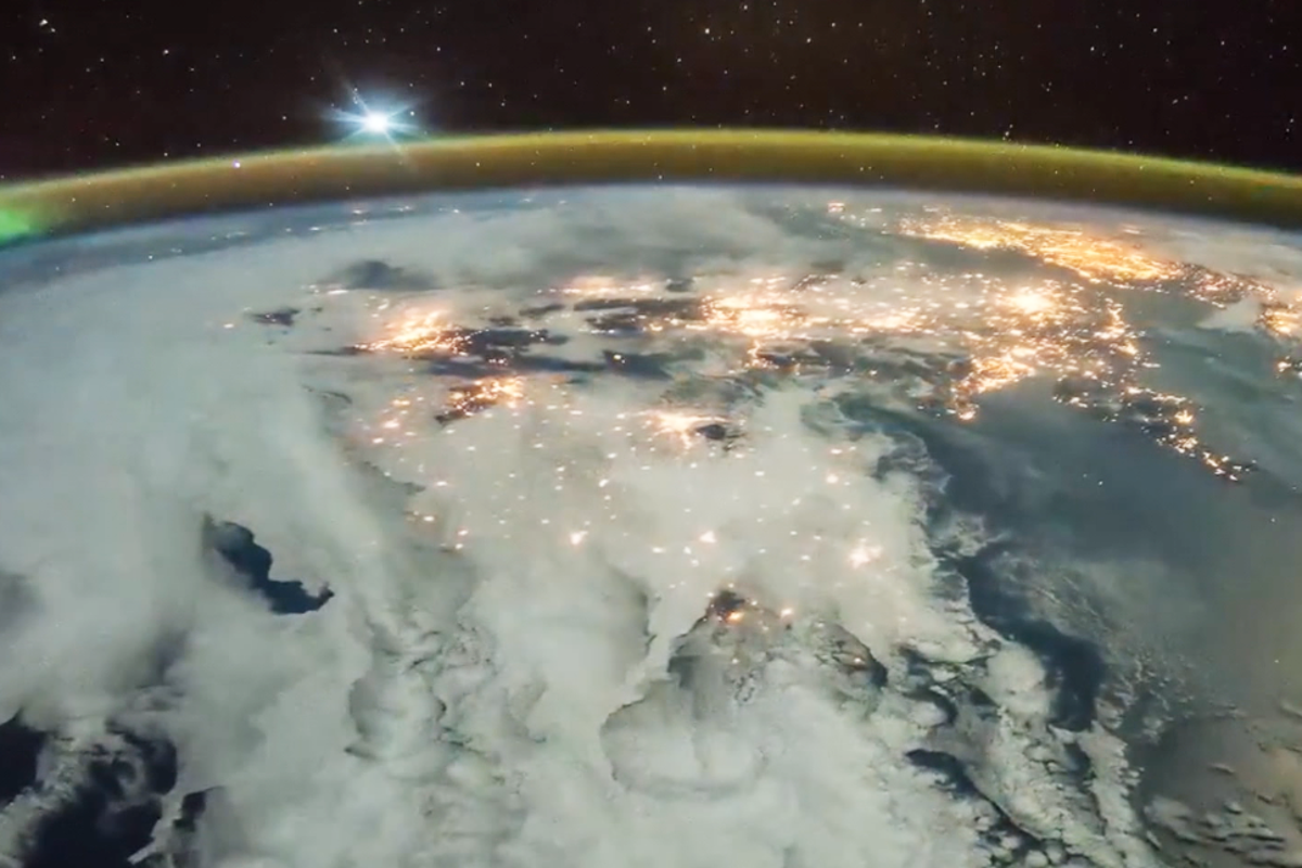 Remarkable footage of earth from space released by ISS | The Independent | The Independent
