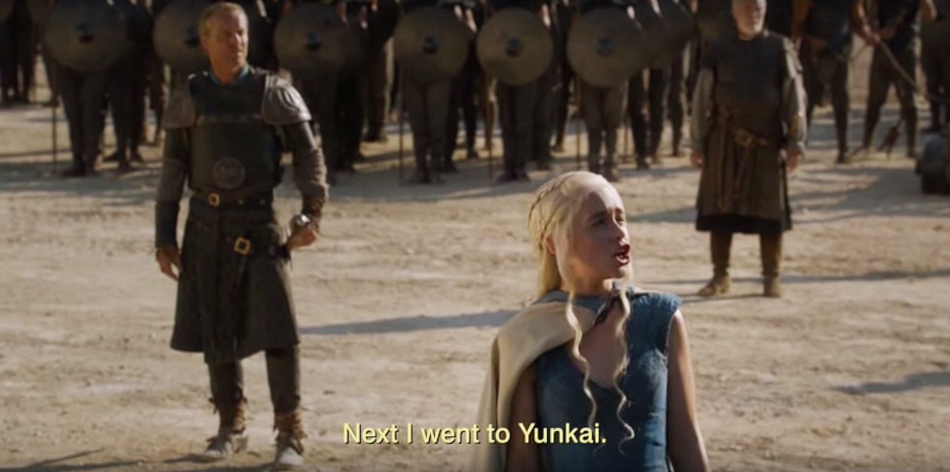 Daenerys speaking Valyrian