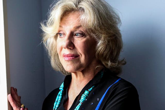 Erica Jong, author of Fear of Flying, at her home in New York