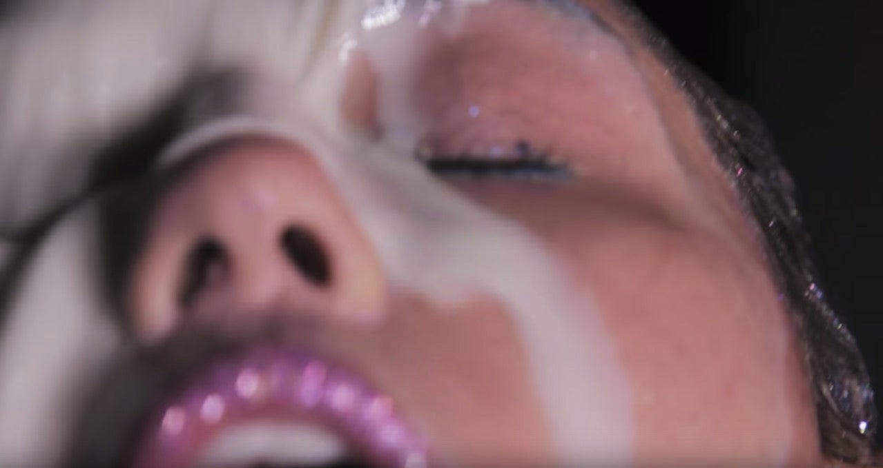 A still from the video