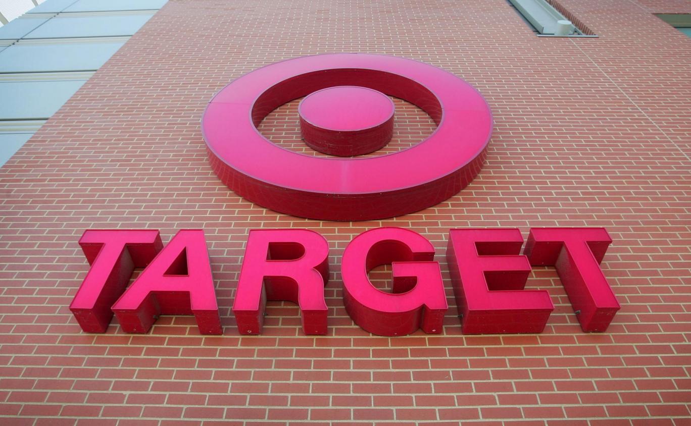 A sign outside the Target superstore in Chicago, Illinois. Scott Olson/Getty