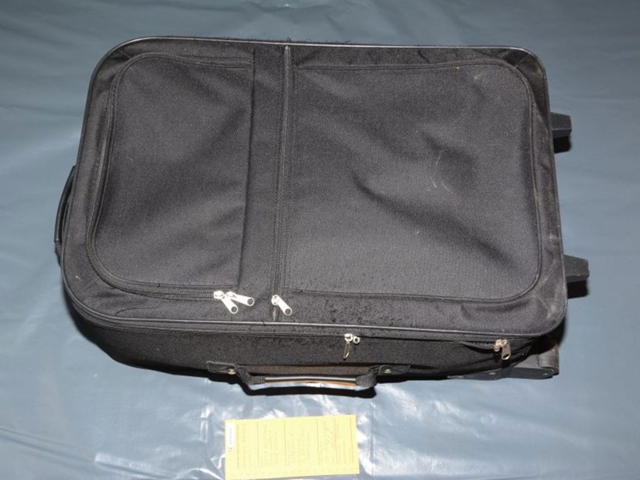 One of the suitcases used in the killing of Becky Watts