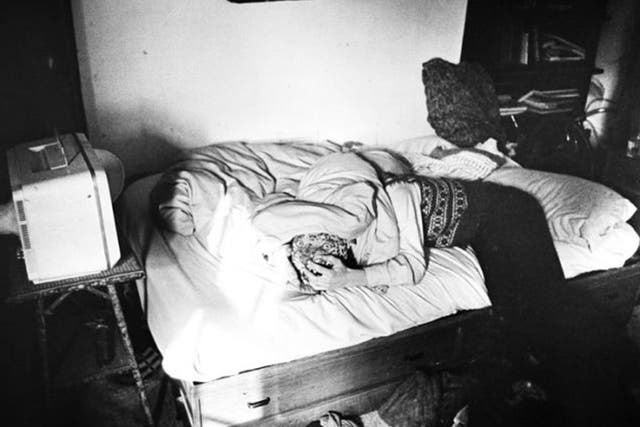 Duvet day: ‘Aaron’s Room (Notting Hill), 1980’ is one of the revealing pictures by former squatter Mark Cawson now showing at ICA