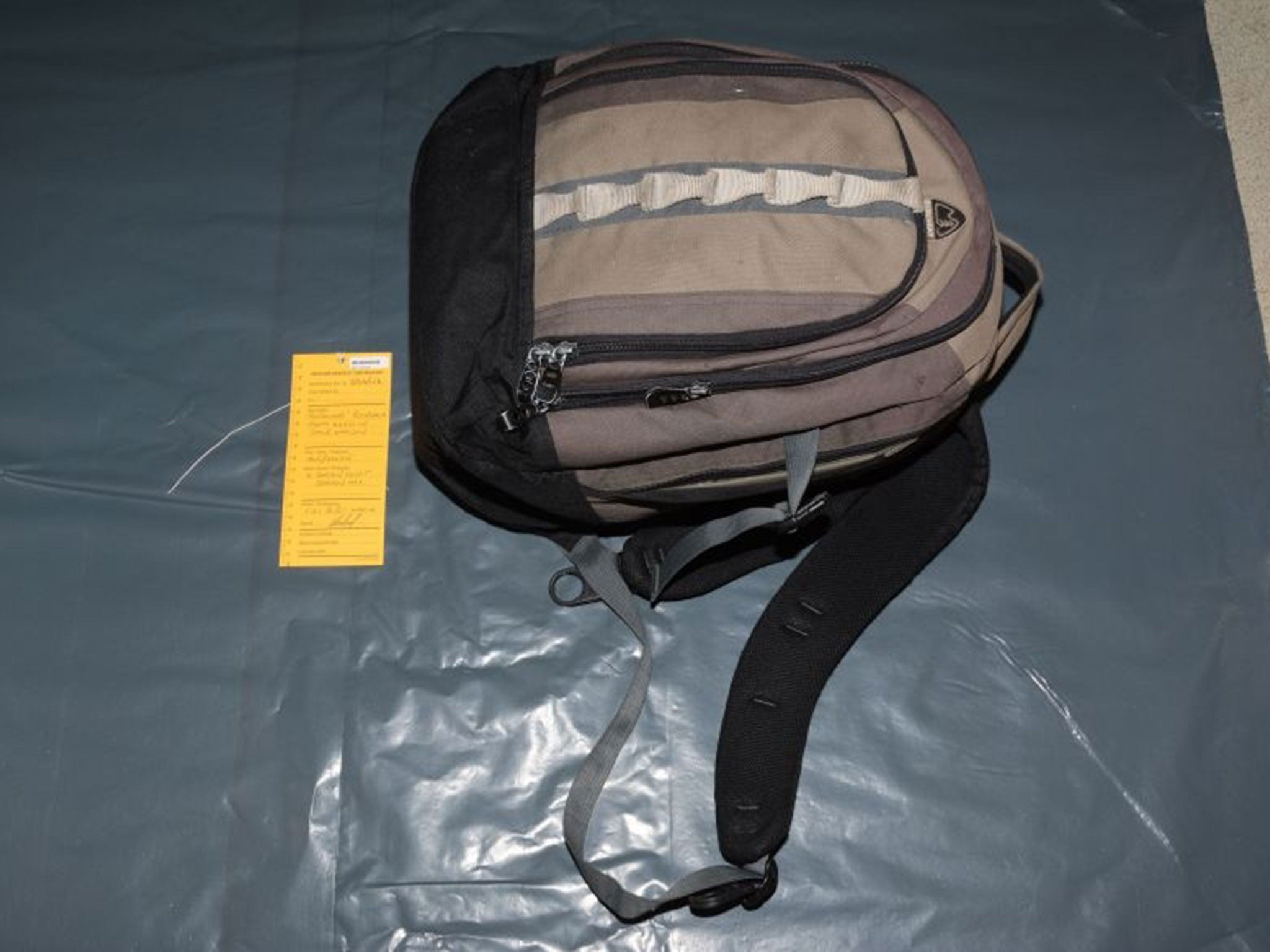 &#13;
A Eurohike rucksack which was found at 9 Barton Court&#13;