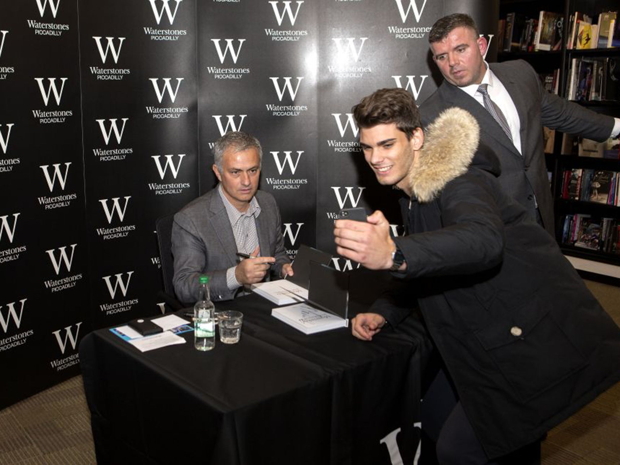 Mourinho at the launch of his new book