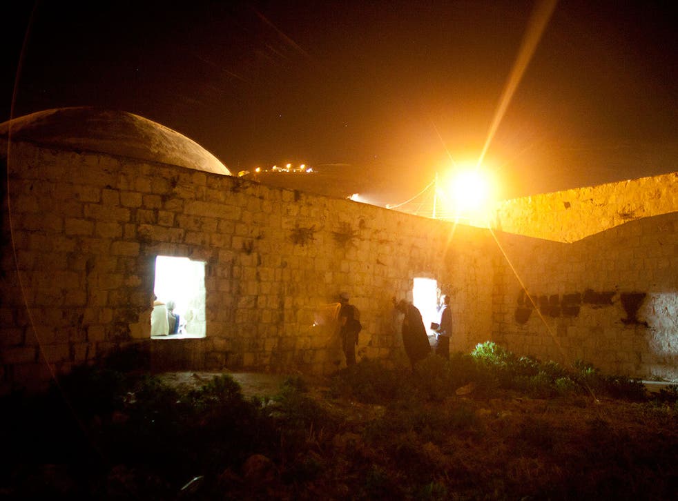 Joseph's Tomb in Nablus is a holy site for Jews and Christians