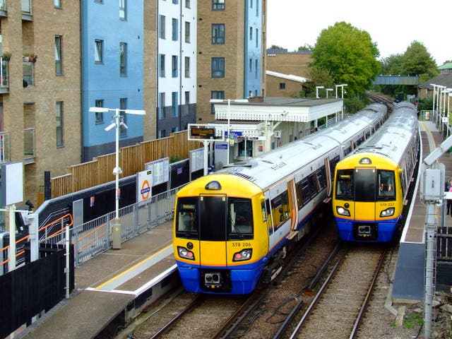 London Overground trains