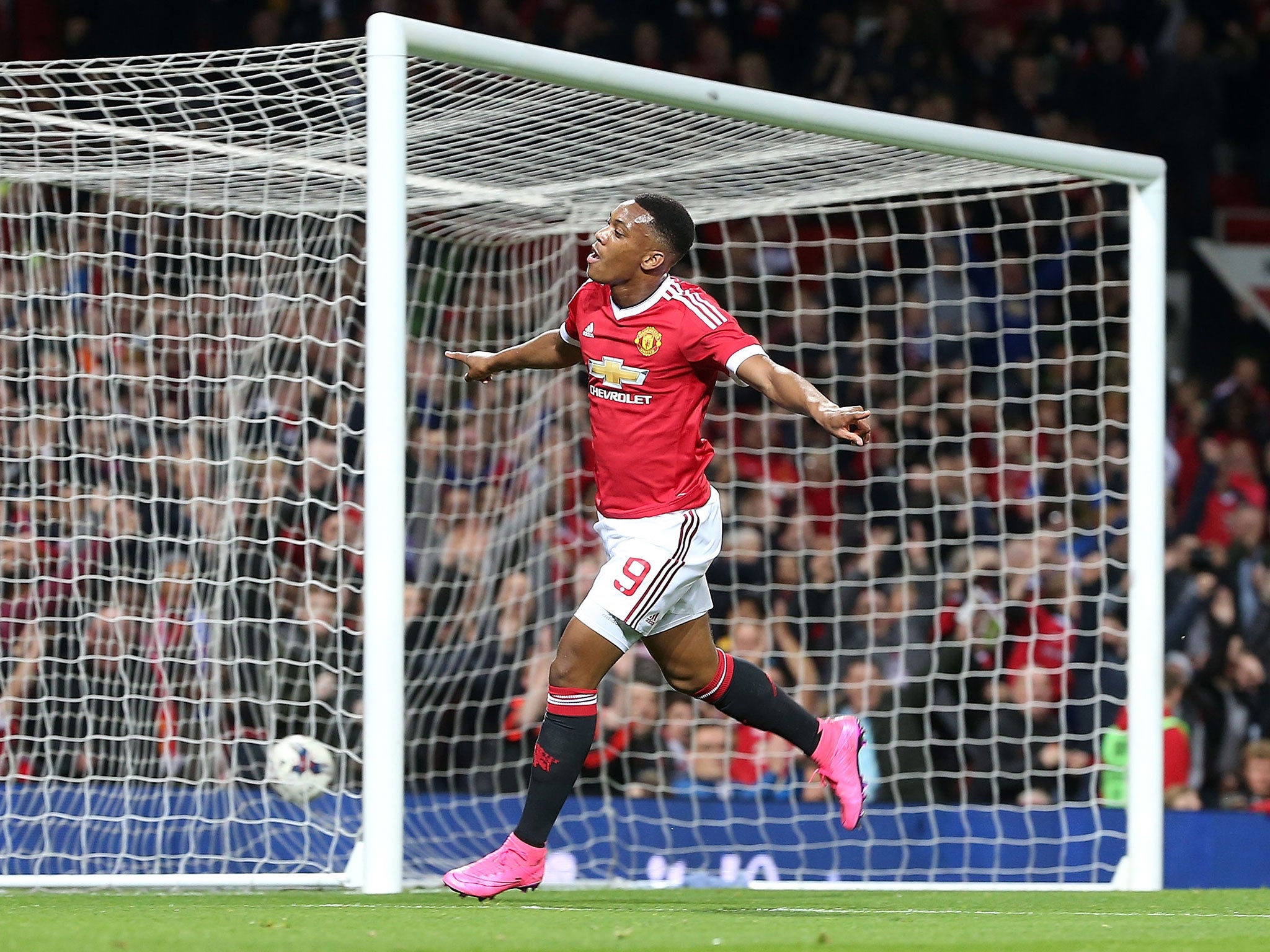 Manchester United striker Anthony Martial was wanted on loan by Everton