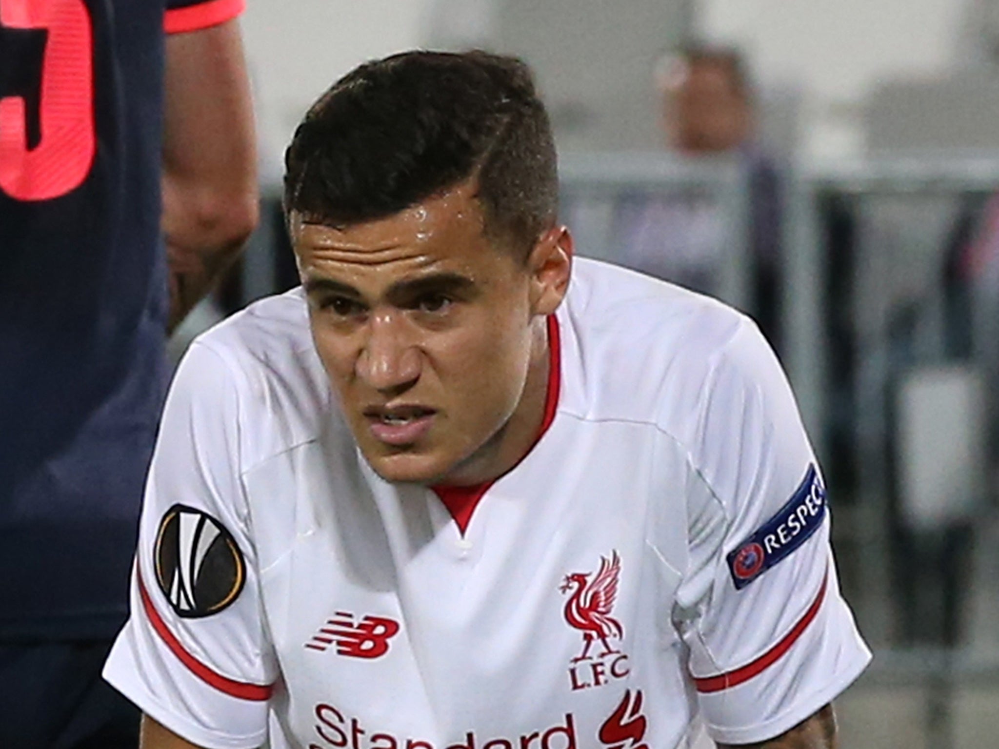 Philippe Coutinho has a groin injury for Liverpool