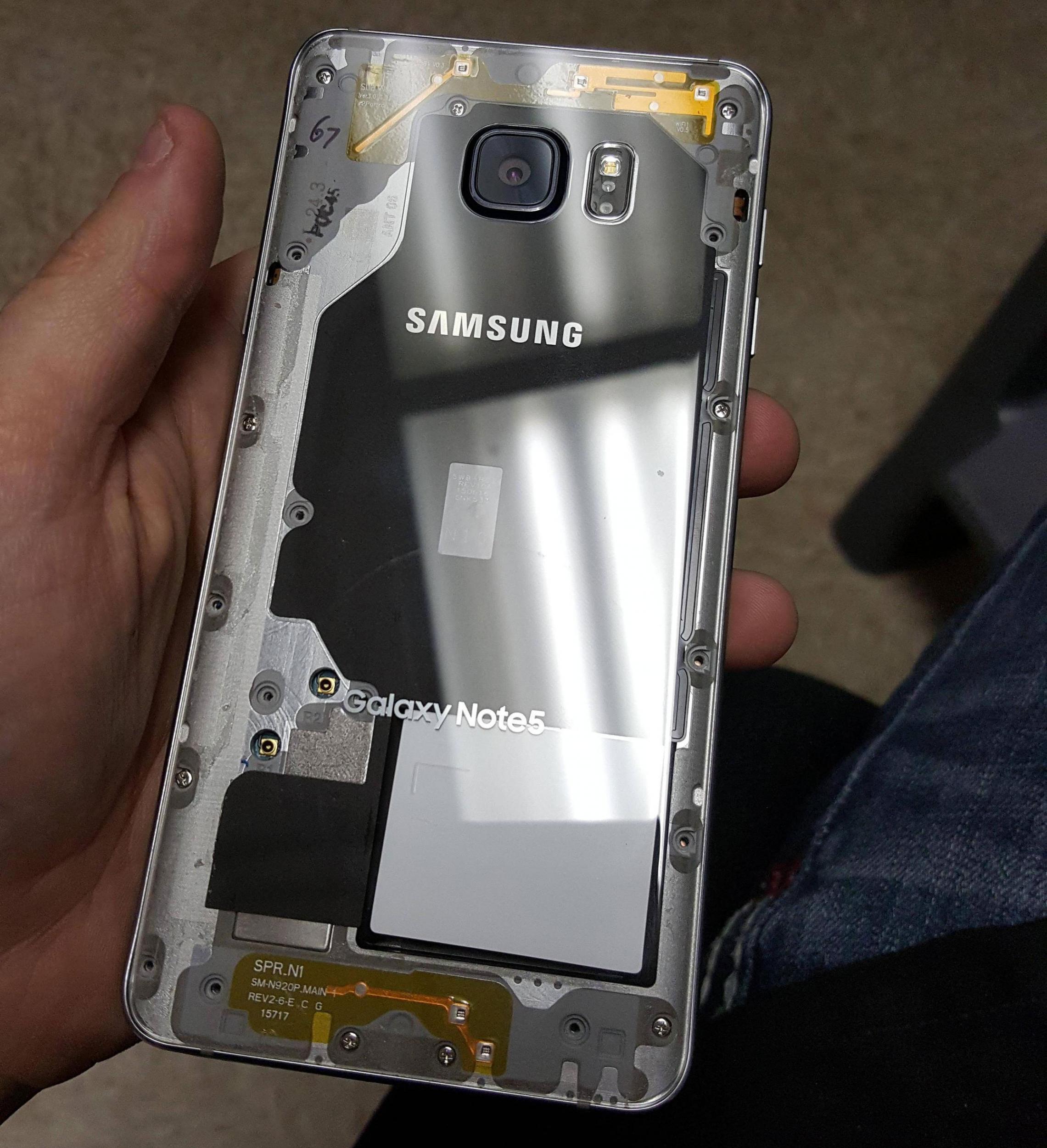 Samsung Galaxy Note 5 made transparent by Redditor, The Independent