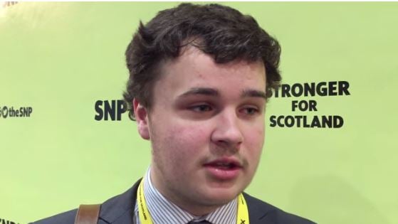 Keir Low, an 18-year-old SNP member from Argyle