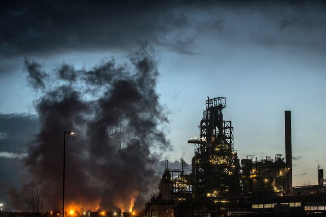 The Tata owned steel works in Port Talbot, Wales (pictured) are thought to be safe from the cuts
