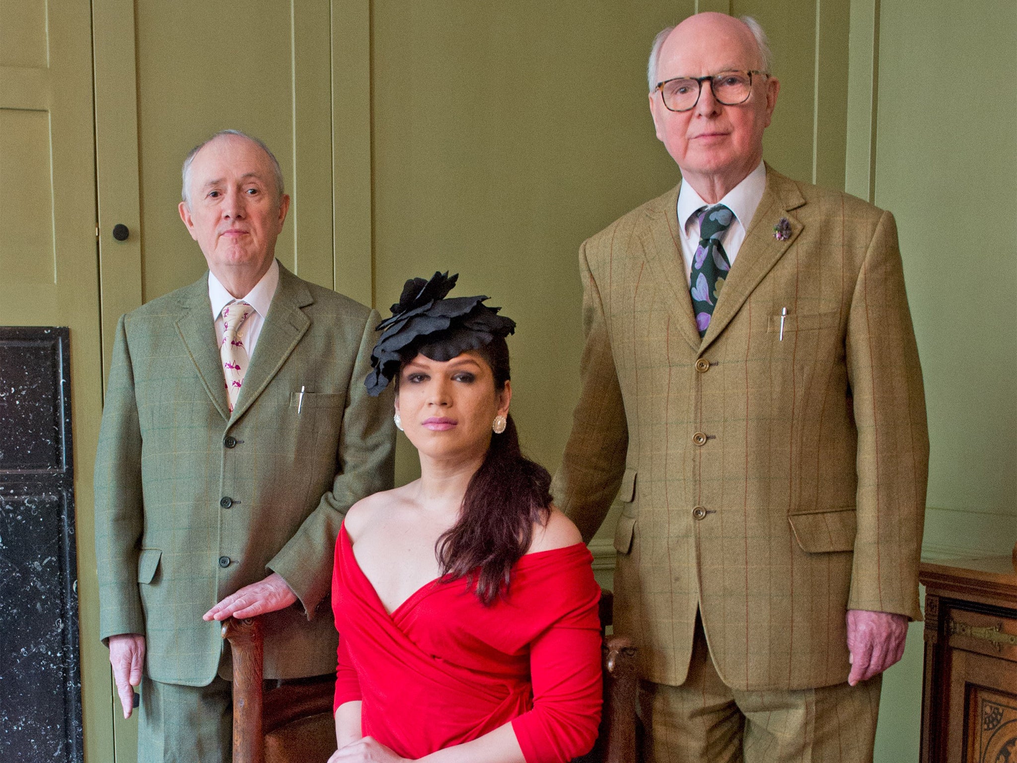 Gilbert & George and Victoria appear together at their studios in London ahead of Serpentine's 10th annual festival of ideas