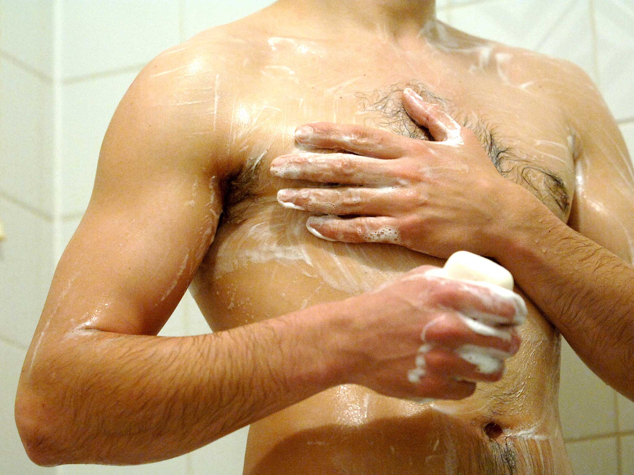 Most shower gels contain anti-bacterial chemicals