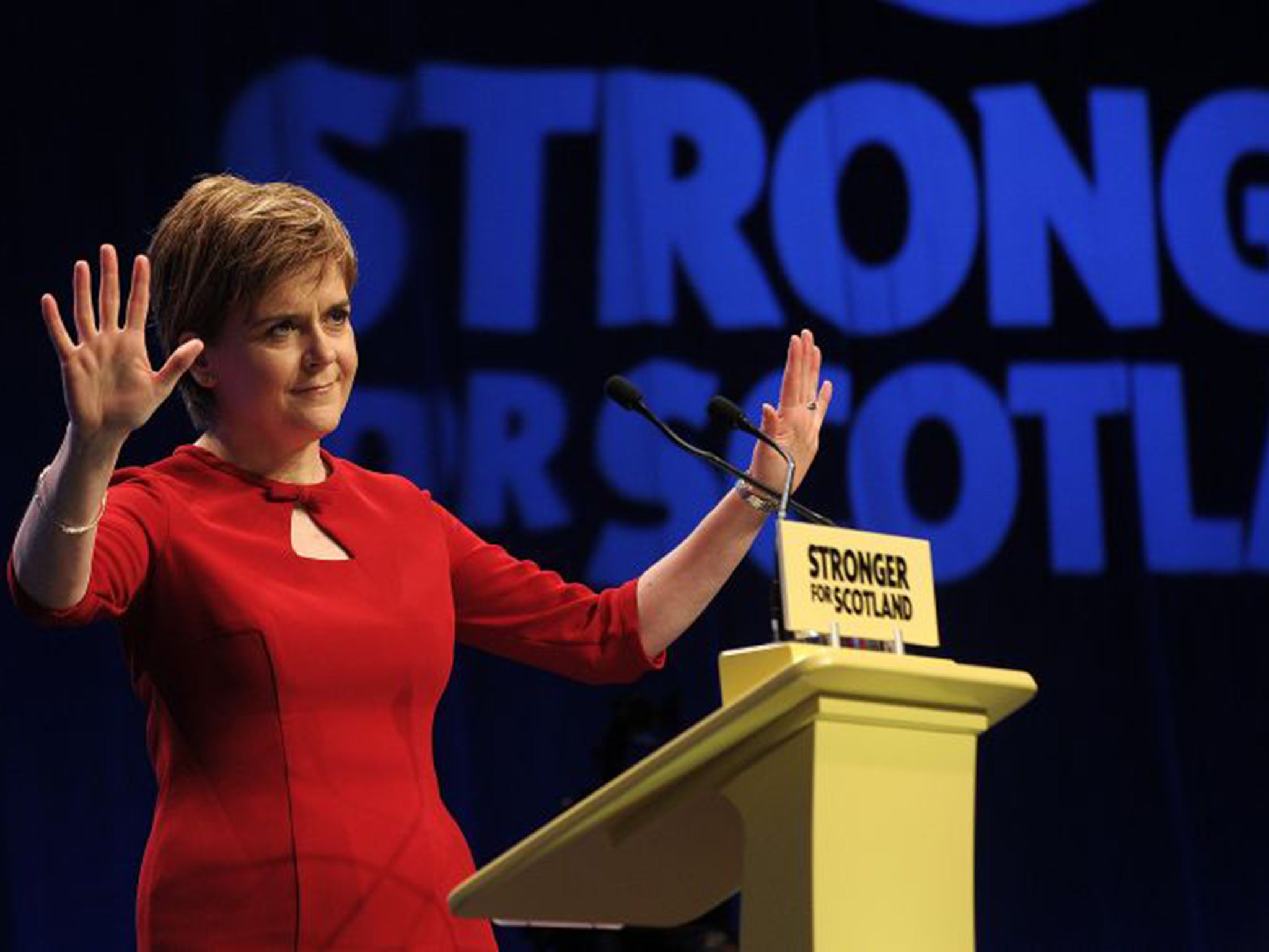 In her speech to Conference, Nicola Sturgeon labelled the Tories and Labour as “can't do parties”