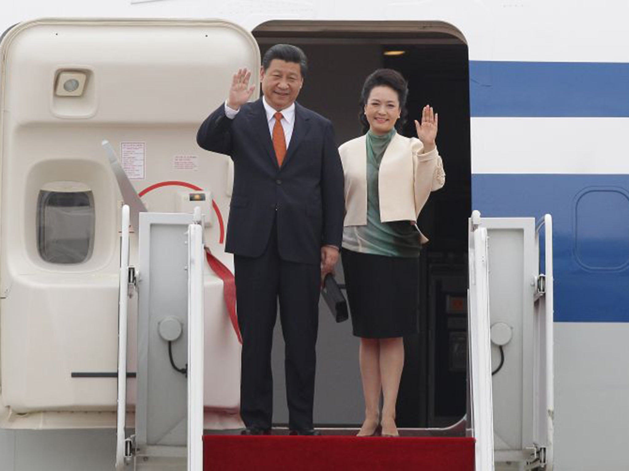 President Xi Jinping and his wife Peng Liyuan are due in the UK on Tuesday