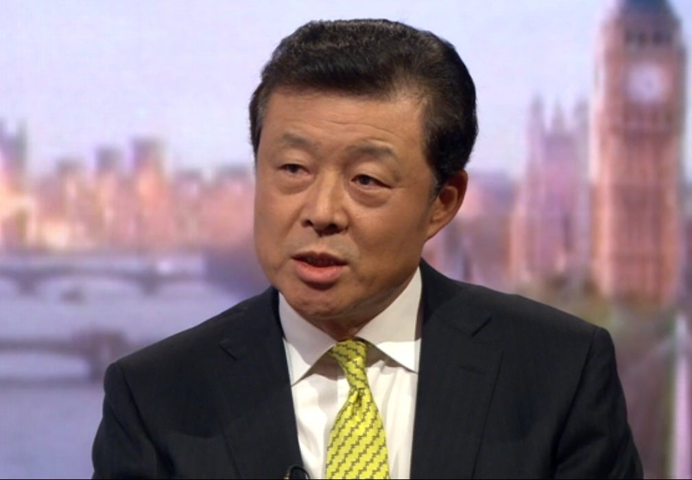 Liu Xiaoming, the Chinese ambassador to the UK