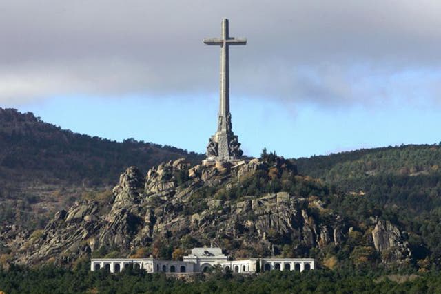 A view of the Valle de los Caidos (The Valley of the Fallen) a monument to the Francoist combatants who died during the Spanish civil war
