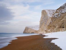 Landscape Photographer of the Year: Image of snow-capped Jurassic Coast scoops top prize