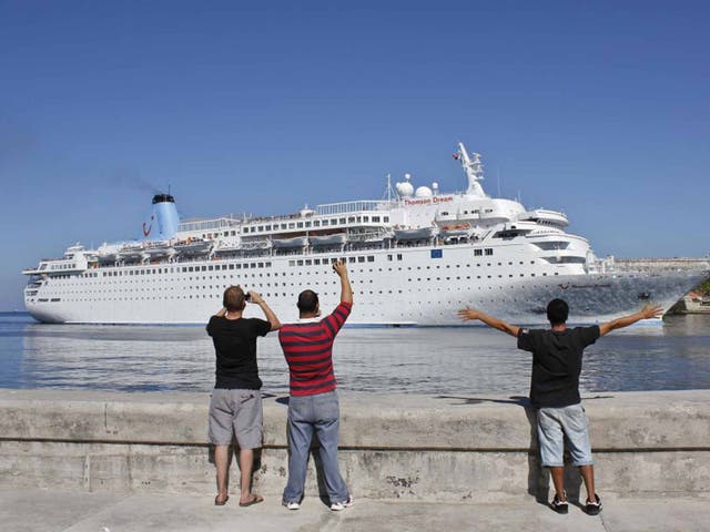 Ship shape: Thomson Dream at Havana