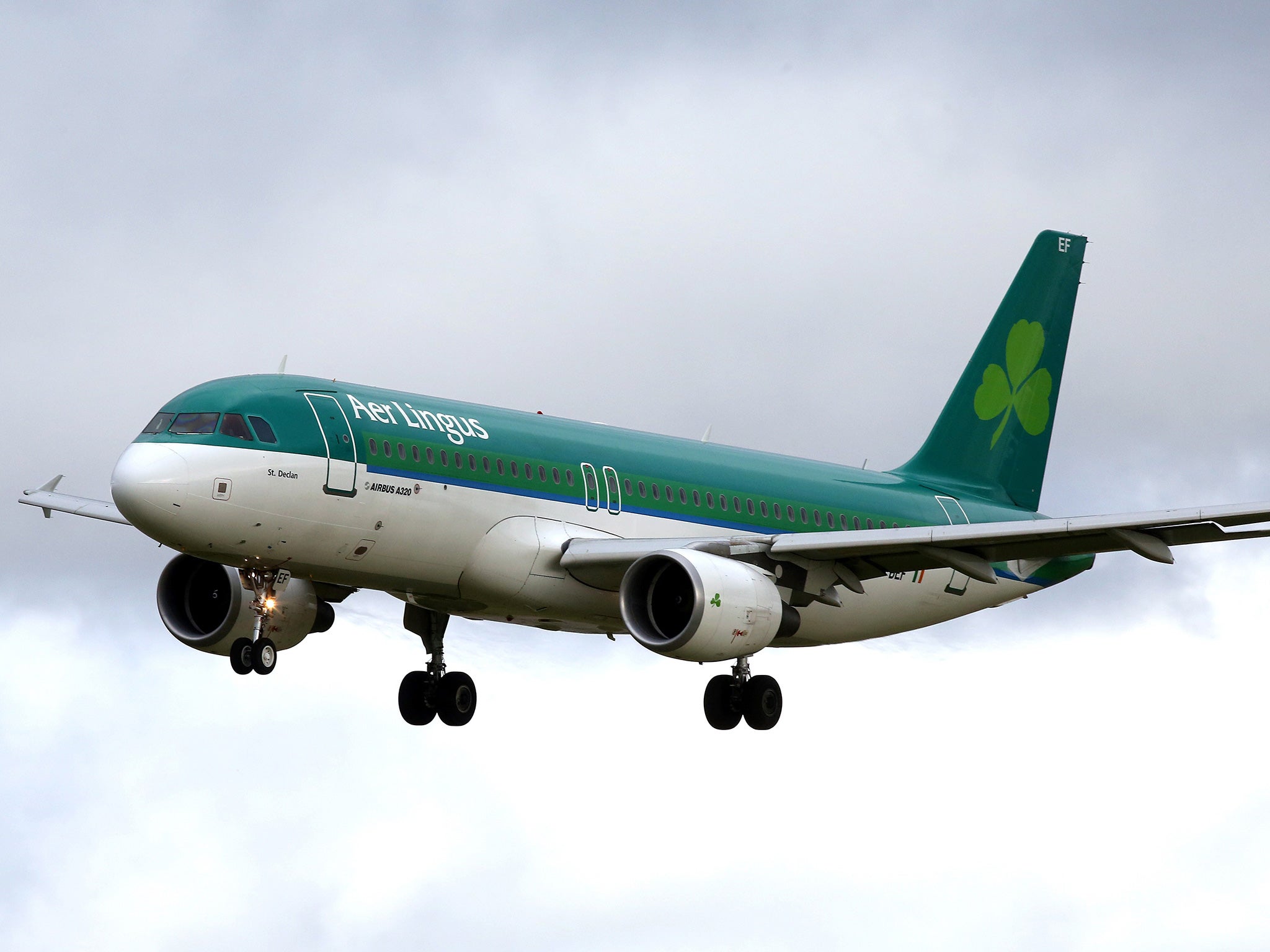 The man, believed to be Brazilian, collapsed on a flight from Lisbon to Dublin