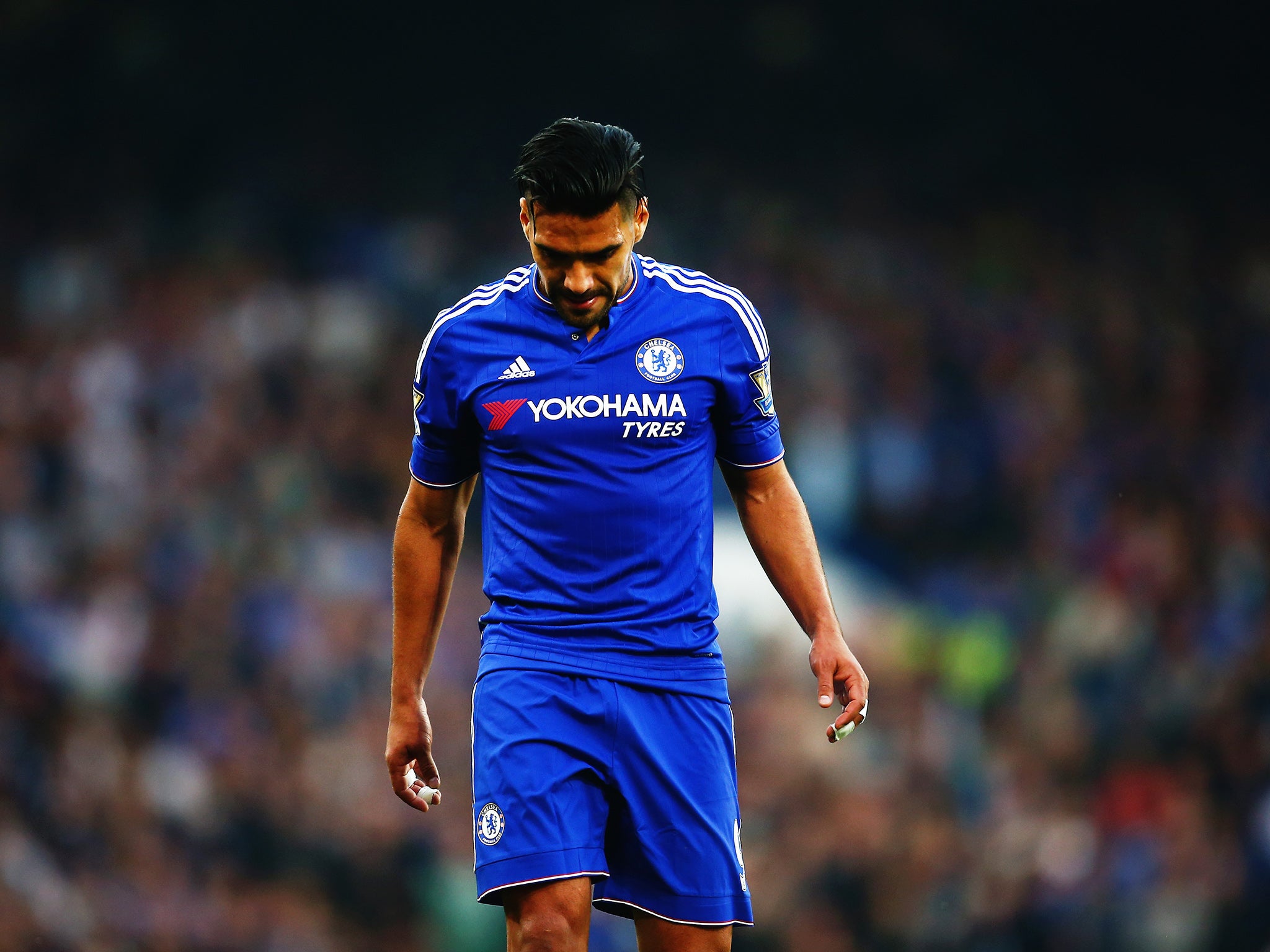 Chelsea's on loan striker Radamel Falcao