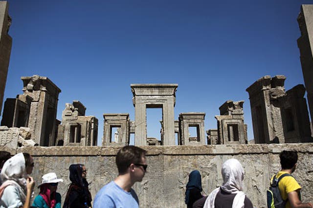 Iran boasts 19 UNESCO world heritage sites including the ruins of the Tachara Palace (pictured) which is part of Persepolis - the ancient capital built in 518BC