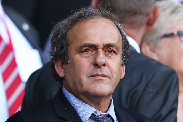 Uefa president Michel Platini