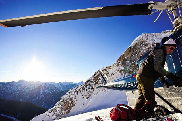 Tip top: heli-skiing offers the experience of a lifetime