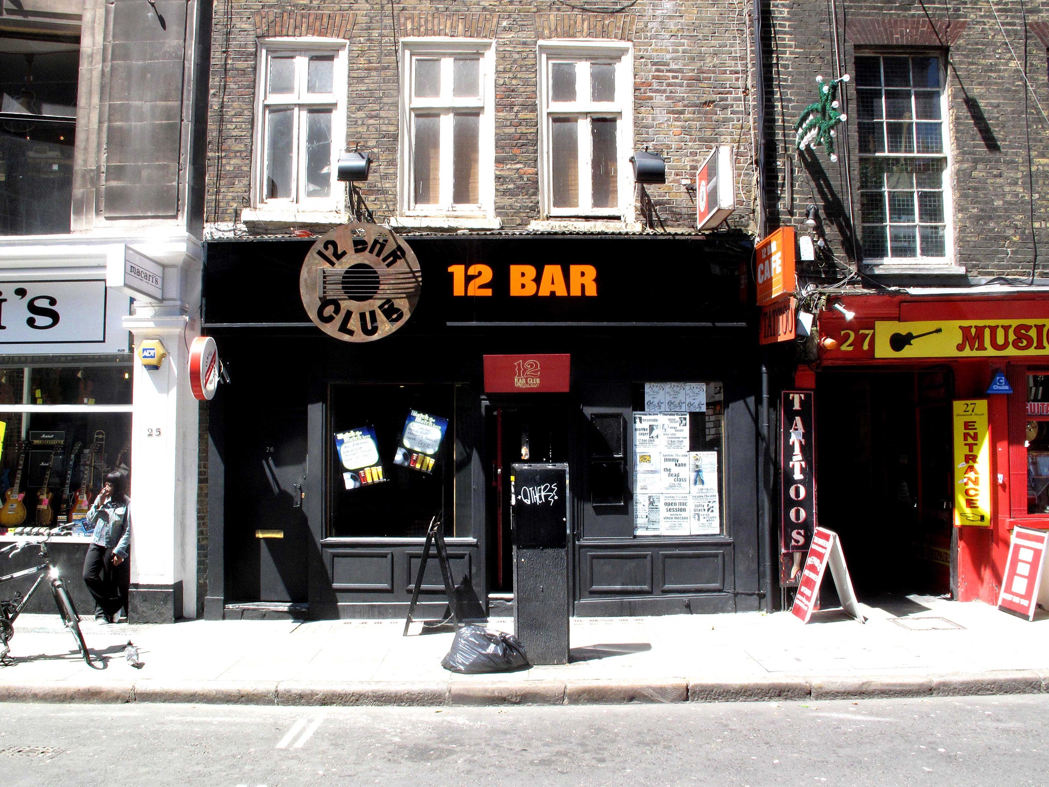 The 12 Bar Club on London’s “Tin Pan Alley” was forced to relocate because of redevelopment