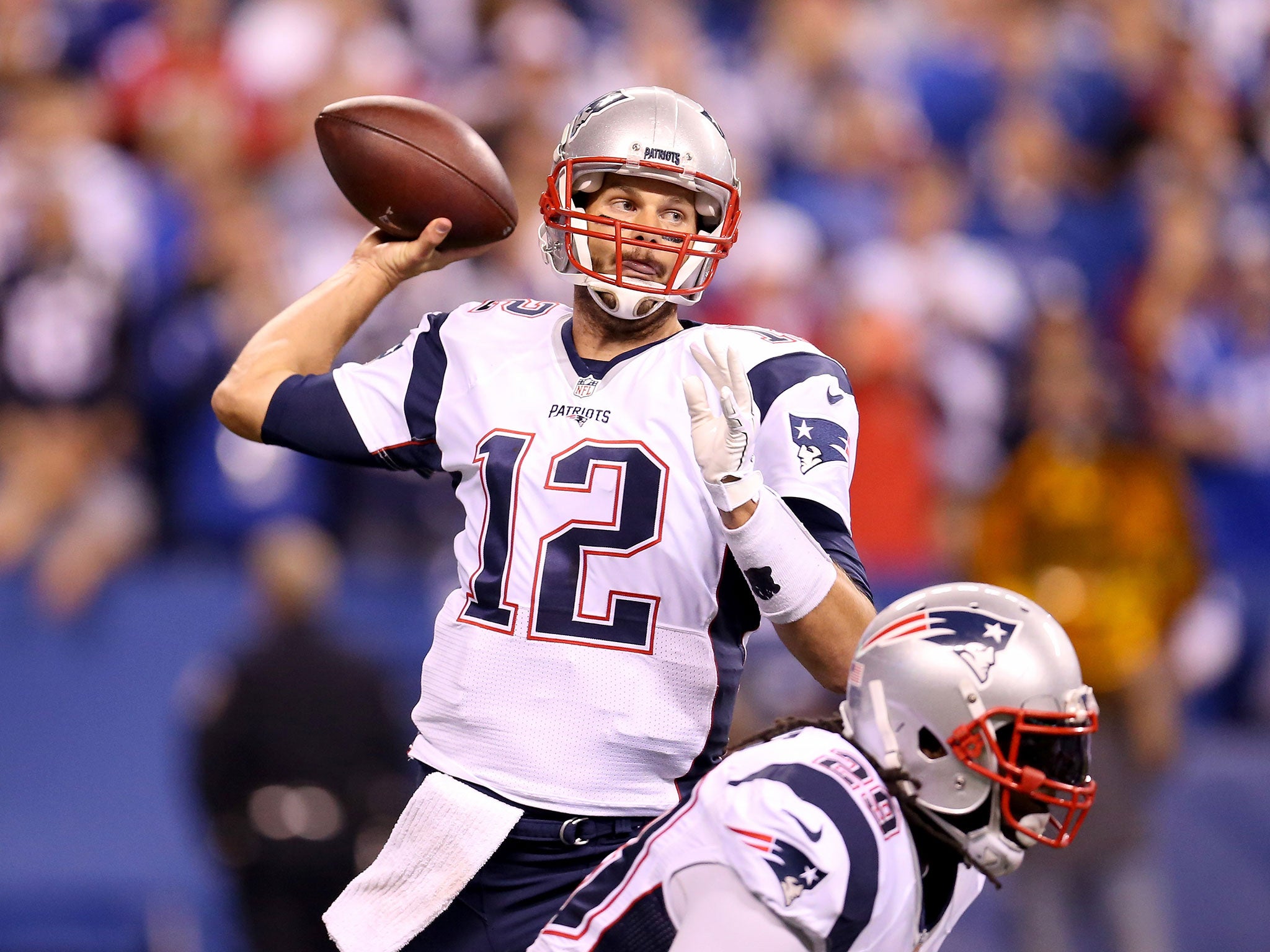 Tom Brady inspired the New England Patriots to a 34-27 win over the Indianapolis Colts