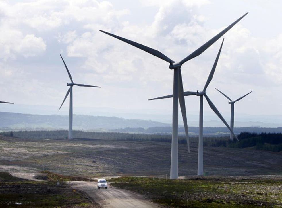 The government had cut support for onshore wind farms